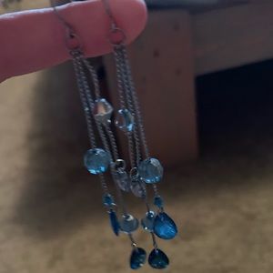 ♥️Blue dangle earrings